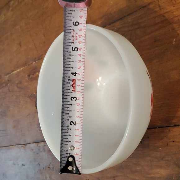 Fire king 6" peach blossom 6" mixing bowl set of 2 - Picture 8 of 11